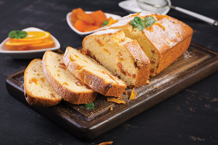 Orand and Apricot loaf cake recipe